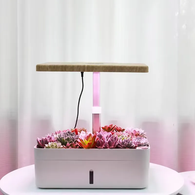Smart Garden Youtube - 12本のチューブを使用した、ファン付きの24Wスマートタッチコントロール式、屋内栽培キット。野菜、ハーブ、バニラの栽培に最適。