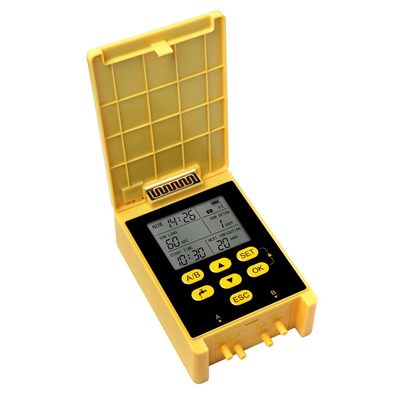 Smart Garden Tools - ABFY-Smart ソーラー灌漑タイマー デジタル LCD 自動灌漑システム 屋外庭の水やりツール