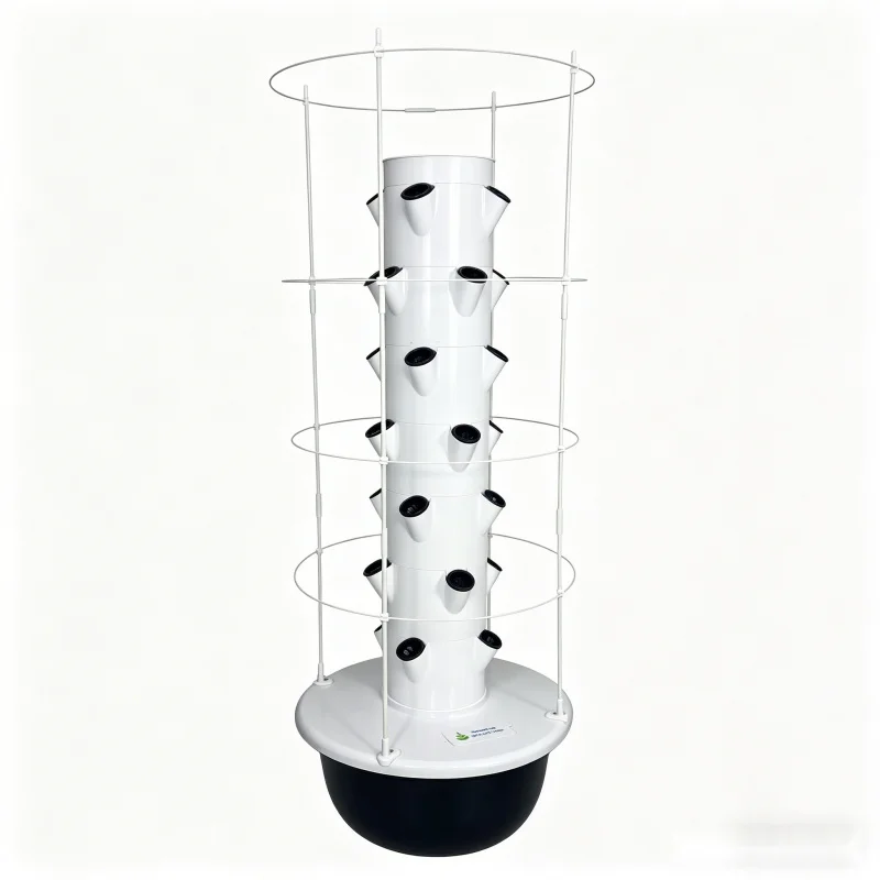 Smart Garden Gate - スペースツリー垂直水耕栽培タワー スマートホーム野菜栽培器 土を使わないハーブプランター 室内/屋外庭園 クロスボーダー商品
