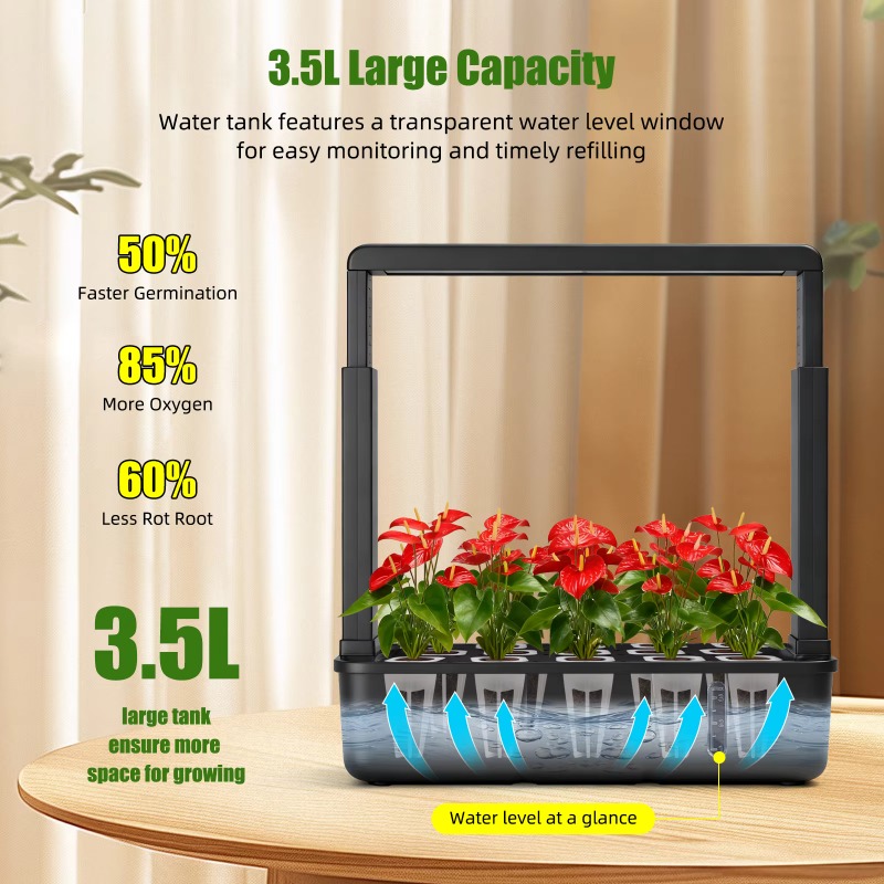 Smart Garden Youtube - 室内LED15灯式水耕栽培スマートガーデンシステムで自宅で新鮮なハーブや野菜を栽培