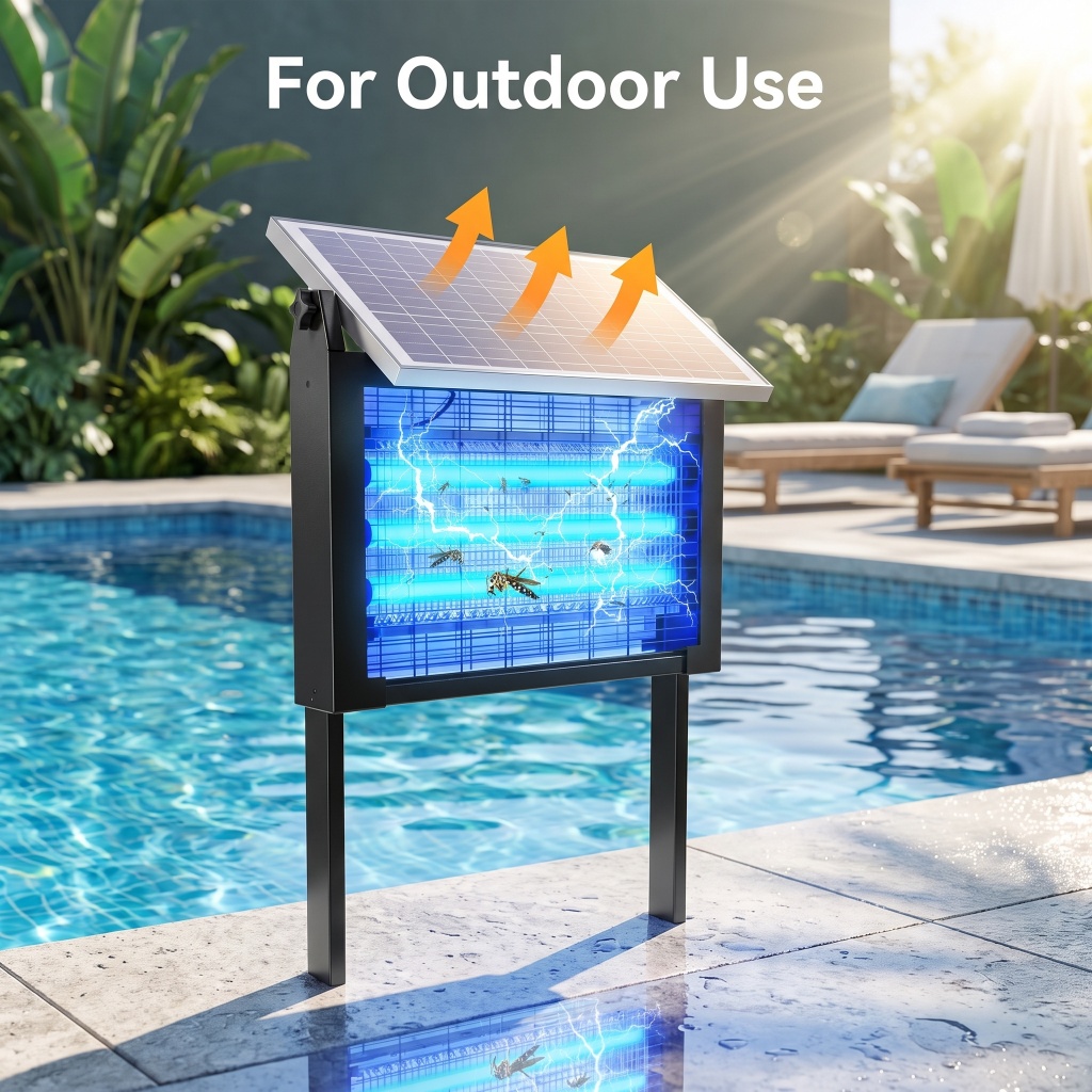 Smart Garden Youtube - ソーラー式蚊取りランプ Bモデル 10W 回転式 単結晶シリコンソーラーパネル 3000mAhバッテリー搭載