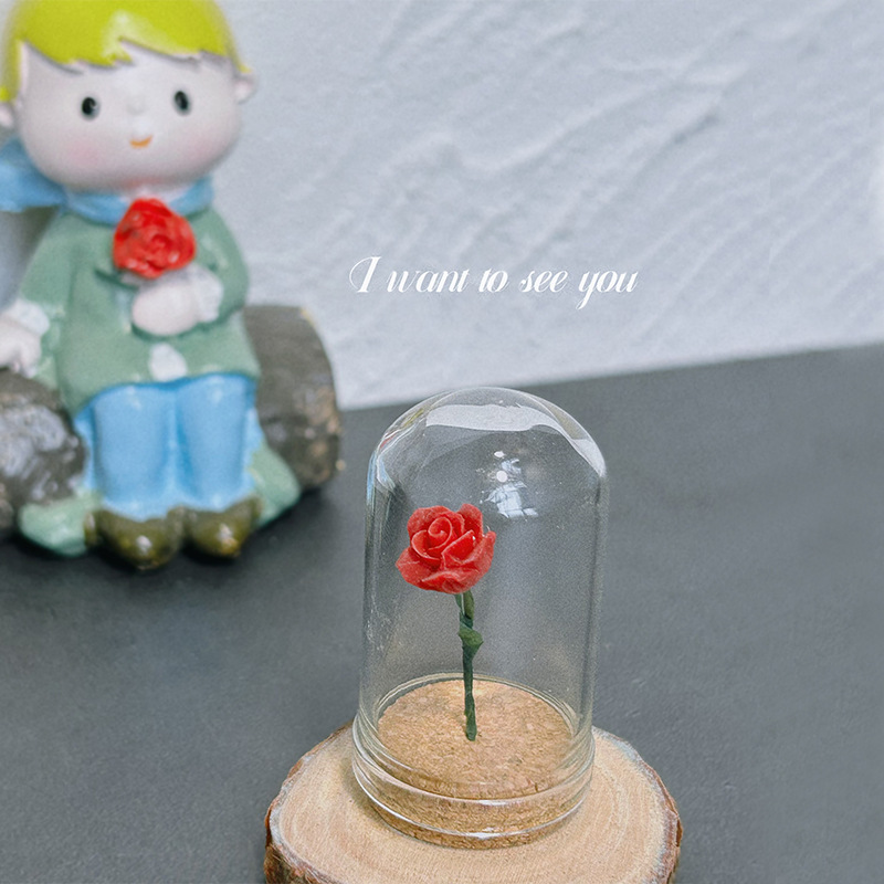 1/5 個のガラスの下に置かれたバラ – 1:12 ドールハ - Smart Garden Mini のレビューと価格