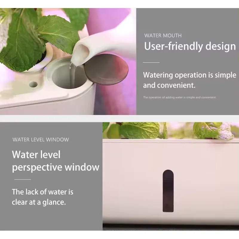 12本のチューブを使用した、ファン付きの24Wスマートタッチ - Smart Garden Youtube のレビューと価格