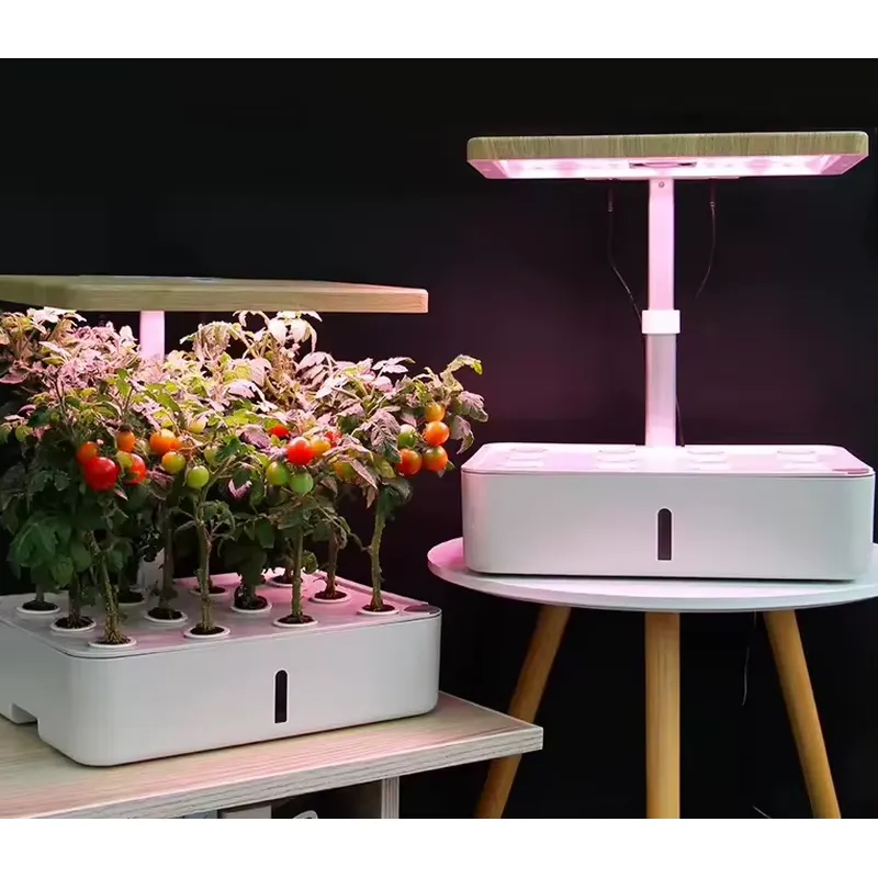 12本のチューブを使用した、ファン付きの24Wスマートタッチ - Smart Garden Youtube のレビューと価格