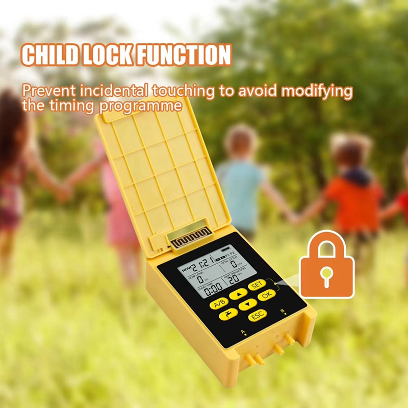 ABFY-Smart ソーラー灌漑タイマー デジタル LCD - Smart Garden Tools のレビューと価格