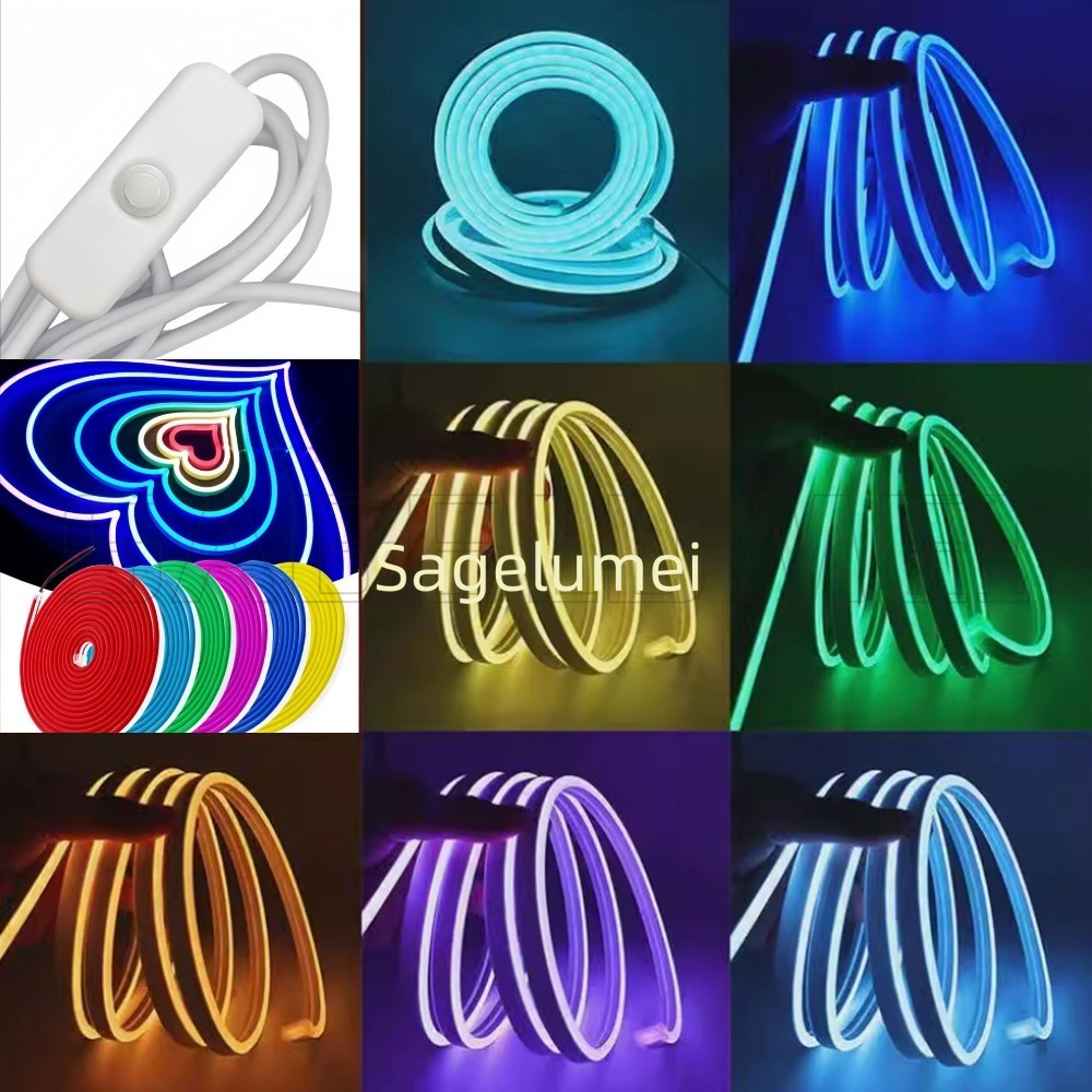カラフルなネオン LED ライトストリップスマートタッチセン - Smart Garden Youtube のレビューと価格