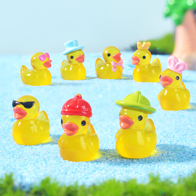 ミニ黄色い光るアヒルのオーナメント ミニチュアフィギュア 小 - Smart Garden Mini のレビューと価格
