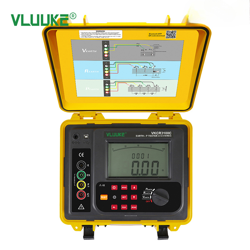 VLUUKE VKCR3100C 土壌抵抗率計 接地抵抗電気 - Soil Test Digital のレビューと価格