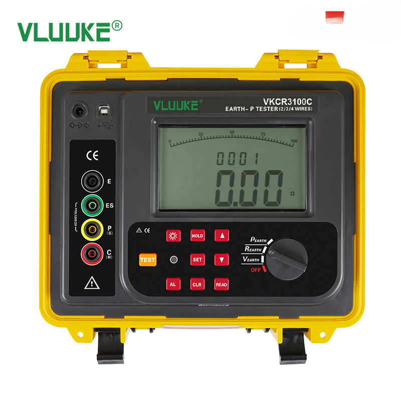 VLUUKE VKCR3100C 土壌抵抗率計 接地抵抗電気 - Soil Test Digital のレビューと価格