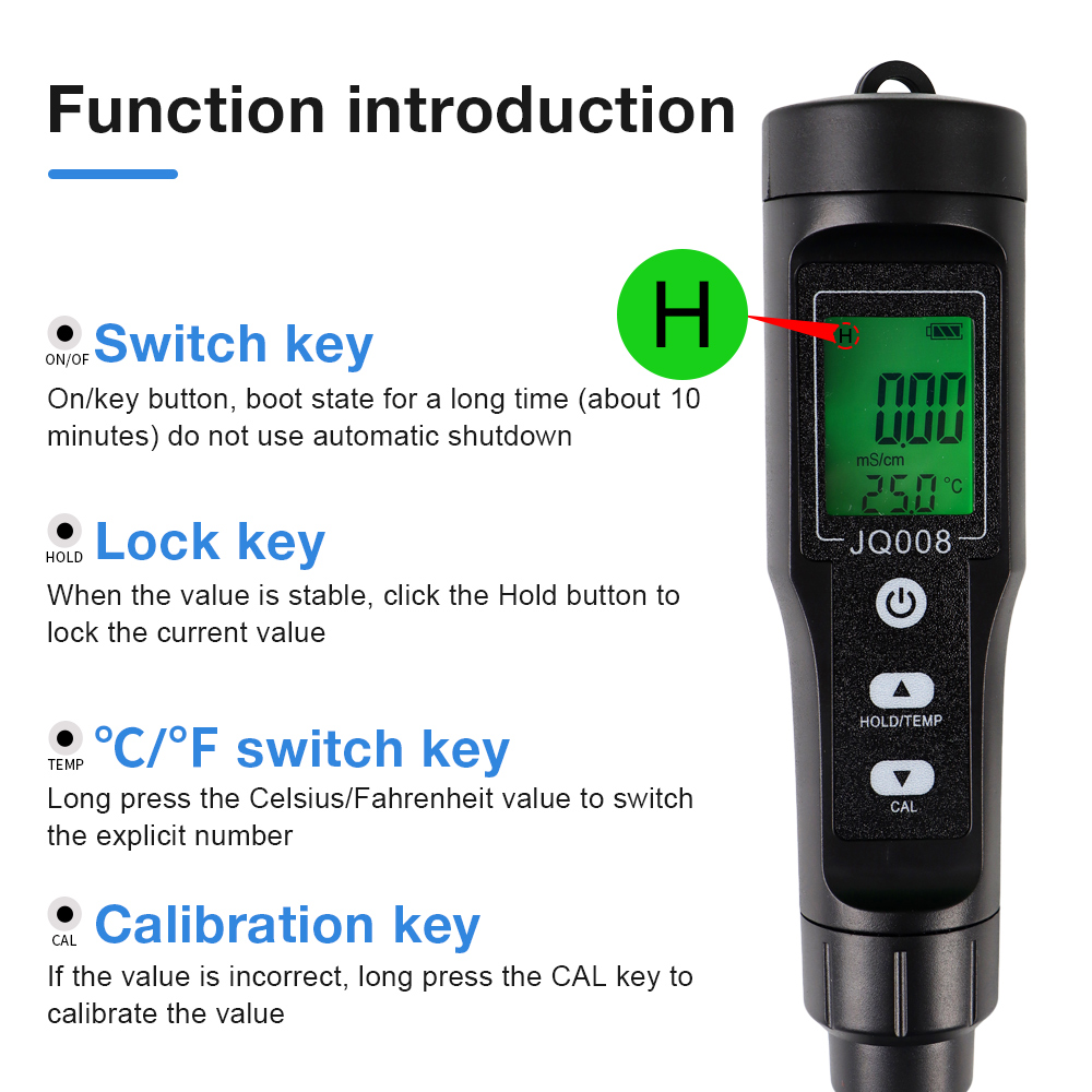 2 in 1土壌メーターEC温度精度センサー土壌テスター防水 - Soil Test Digital のレビューと価格