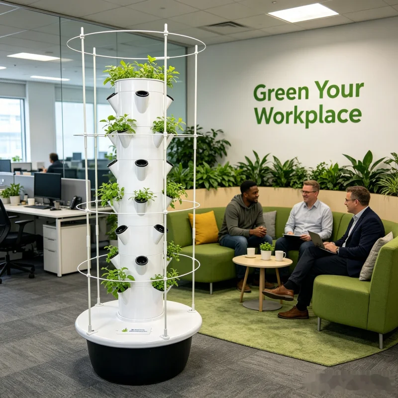 スペースツリー垂直水耕栽培タワー スマートホーム野菜栽培器  - Smart Garden Gate のレビューと価格