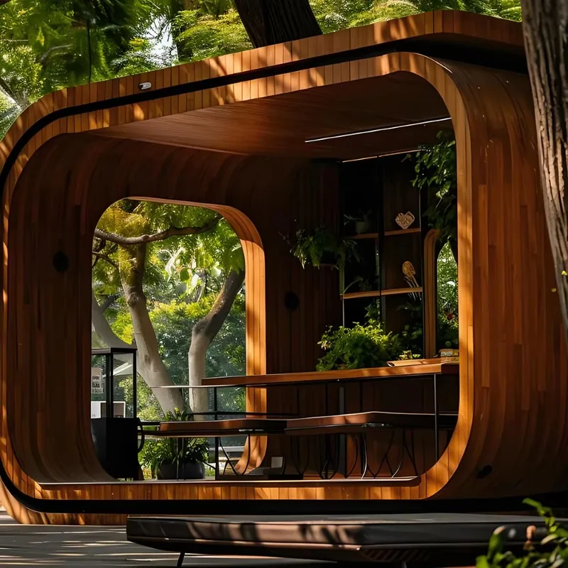 FLスマートプレハブ式2人用木製サウナ。庭や屋外で使用できる - Smart Garden Rooms のレビューと価格