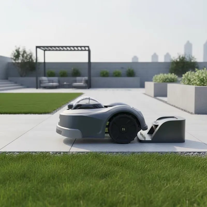 最新のミニスマートロボット芝刈り機、自動リモコン式防水ガーデ - Smart Garden Mini のレビューと価格