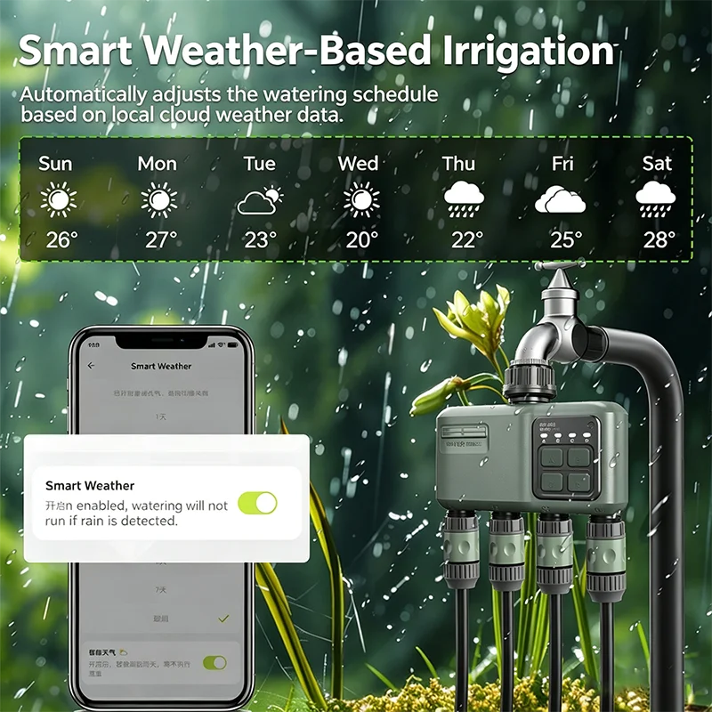 植物自動給水システム WiFiスマートタイマー RF433  - Smart Garden Tools のレビューと価格