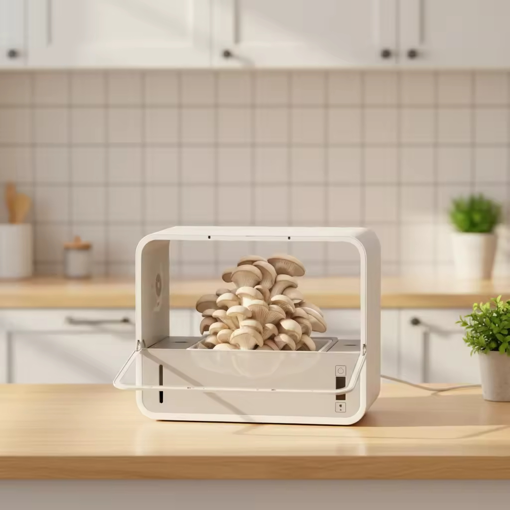 自動垂直型屋内キノコ栽培システム。インテリジェントな水耕栽培 - Aquaponics Home Kit のレビューと価格