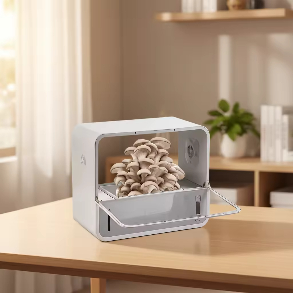 自動垂直型屋内キノコ栽培システム。インテリジェントな水耕栽培 - Aquaponics Home Kit のレビューと価格