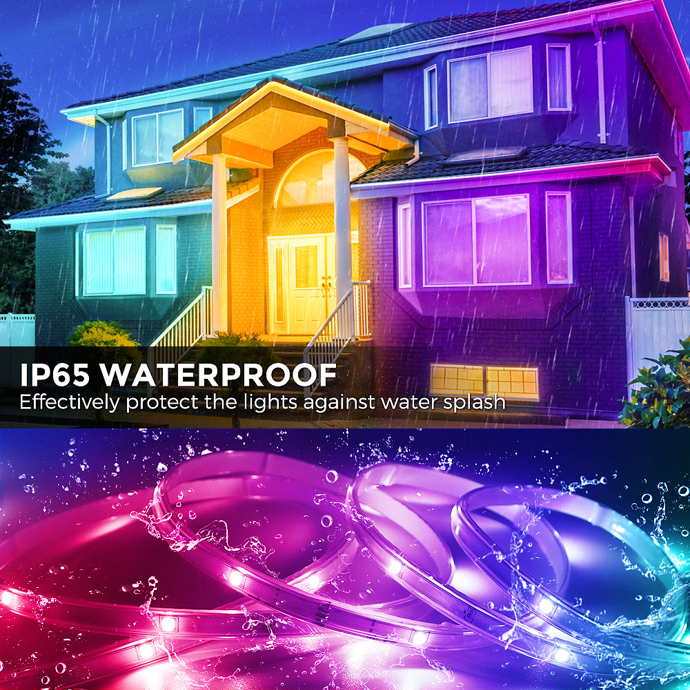 IP68防水スマート屋外LEDチューブストリップライト、アプ - Smart Garden Youtube のレビューと価格