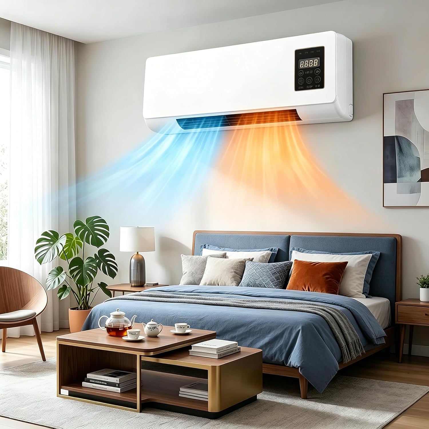 壁掛け型ダクトレスエアコン、2-in-1暖房・冷房コンボ、ス - Smart Garden Rooms のレビューと価格