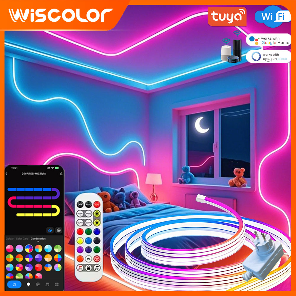 WISCOLOR 24V TUYA WIFI LEDネオンス - Smart Garden Rooms のレビューと価格