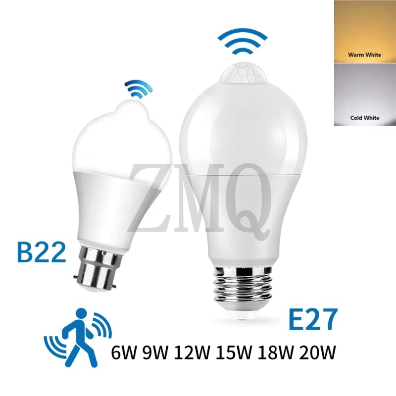 モーションセンサーLEDライト 220V E27 LEDラン - Smart Garden Rooms のレビューと価格