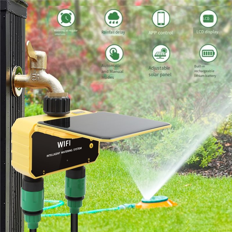ABYPガーデン散水ツールソーラー灌漑タイマーTuya Wi - Smart Garden Tools のレビューと価格