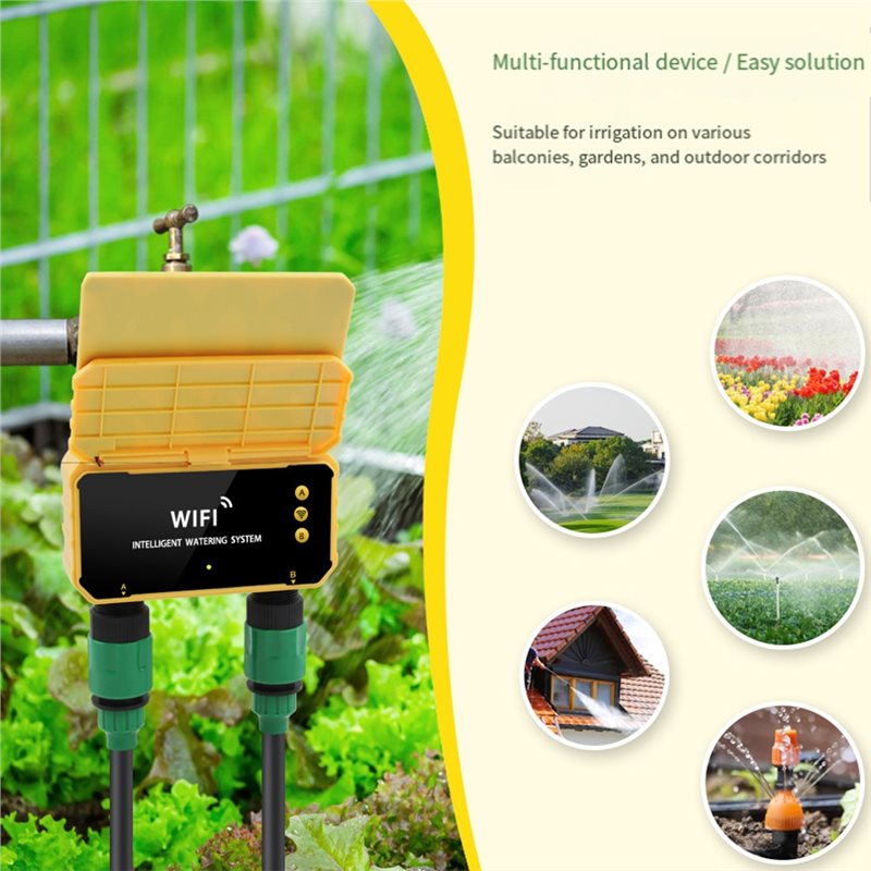 ABYPガーデン散水ツールソーラー灌漑タイマーTuya Wi - Smart Garden Tools のレビューと価格