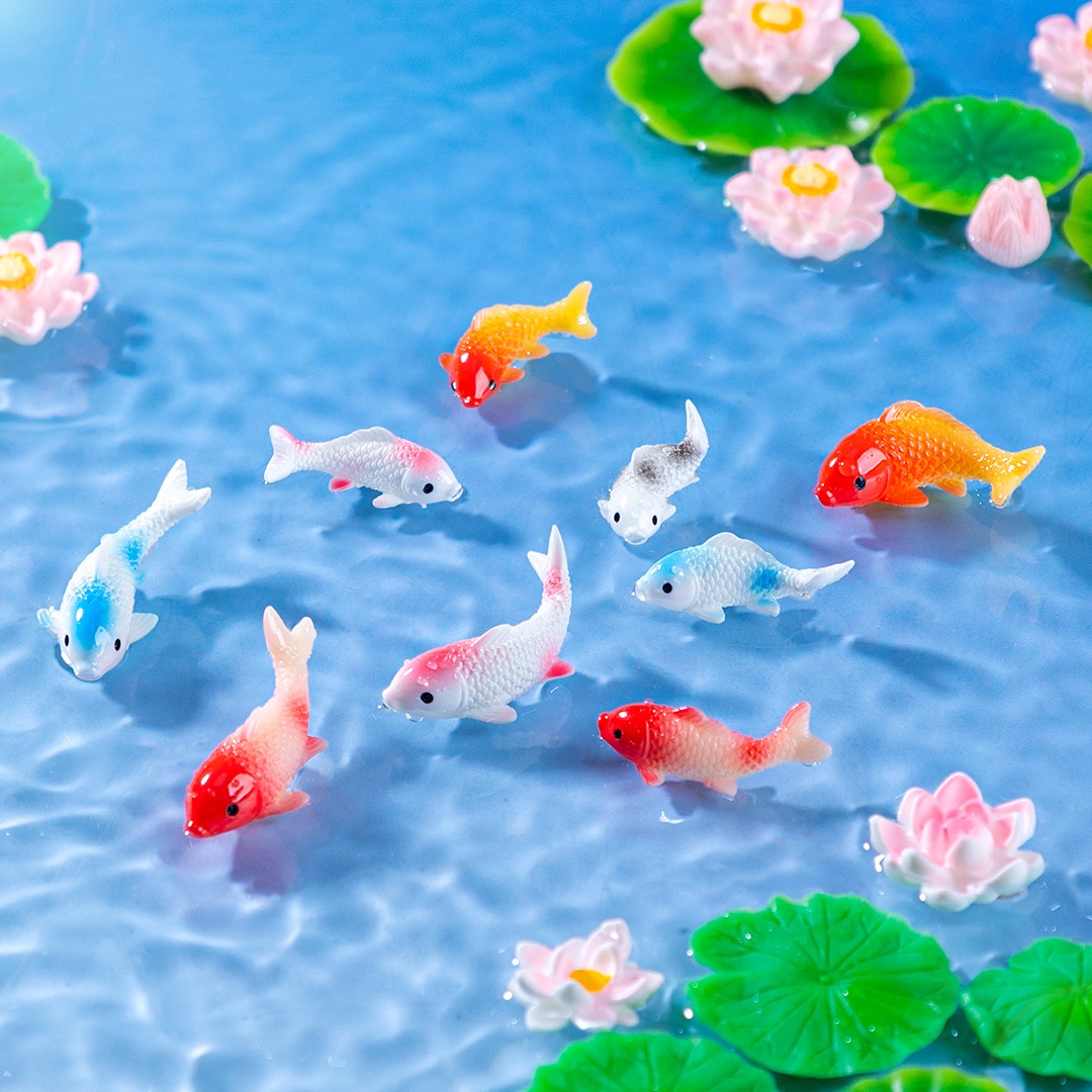 10個入り ミニ鯉魚 レジン金魚 フィギュア 盆栽像 部屋D - Smart Garden Mini のレビューと価格
