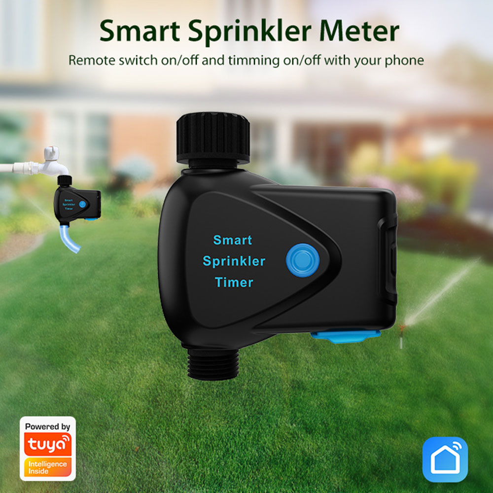 Tuya WiFi スマート水道装置（内蔵メーター、タイマー - Smart Garden Watering のレビューと価格