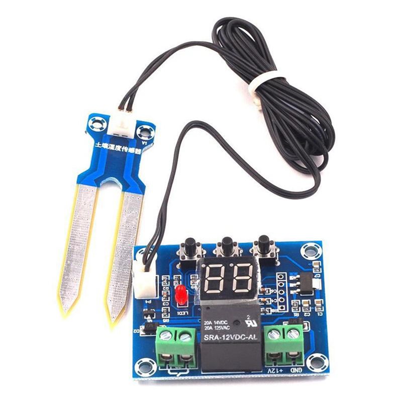 QWE-10個 12V デジタル自動散水モジュール 土壌湿度 - Soil Test Digital のレビューと価格