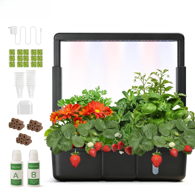 室内LED15灯式水耕栽培スマートガーデンシステムで自宅で新 - Smart Garden Youtube のレビューと価格