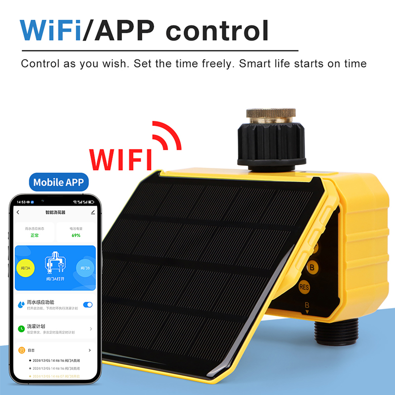 WiFi 1/2 コンセントソーラー灌漑タイマースマートアプ - Smart Garden Tools のレビューと価格