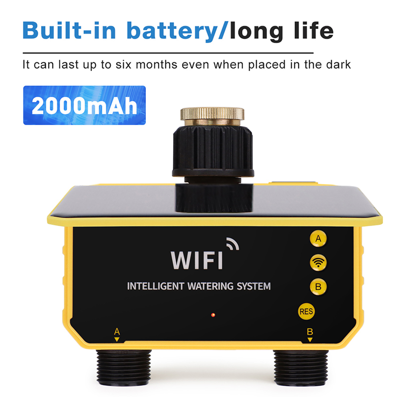 WiFi 1/2 コンセントソーラー灌漑タイマースマートアプ - Smart Garden Tools のレビューと価格