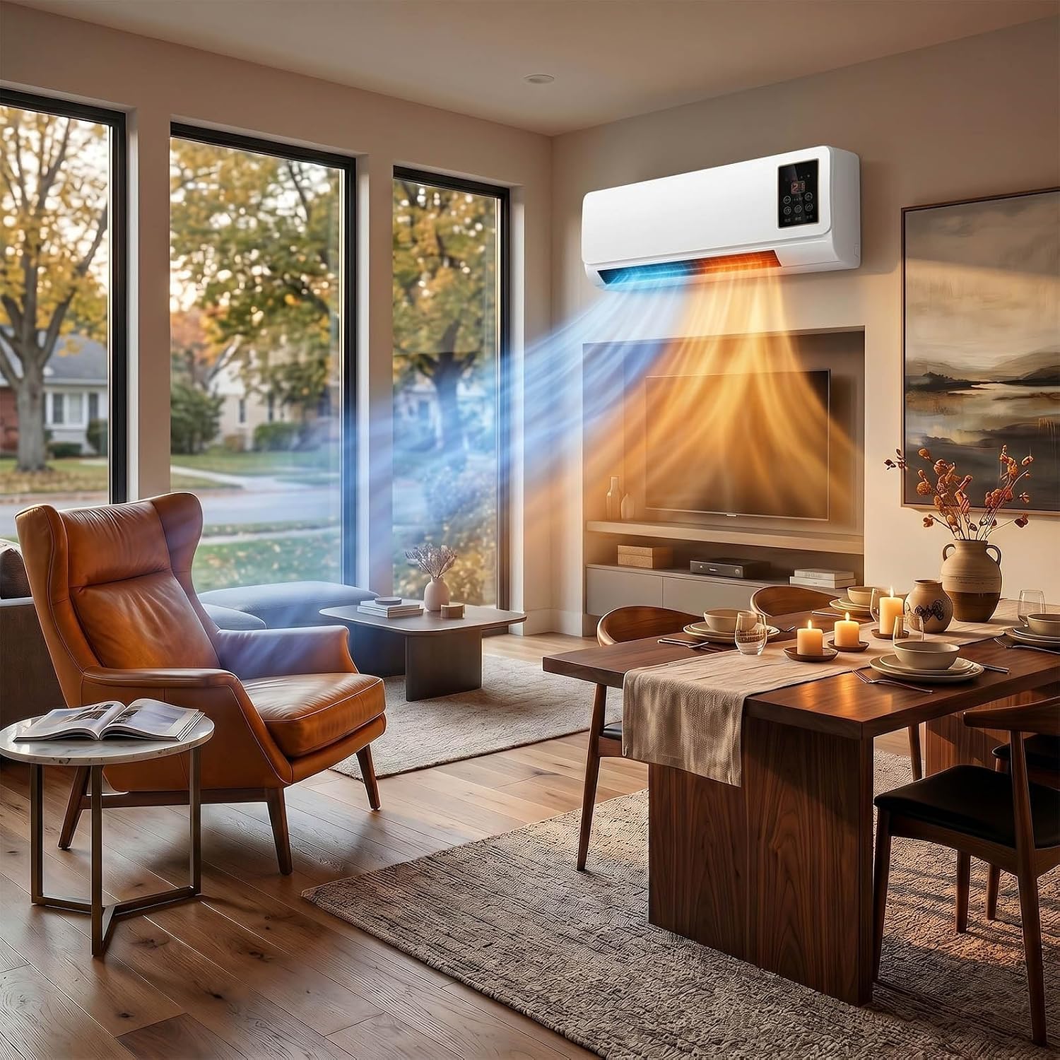 壁掛け式エアコンファン＆ヒーターコンボ、スマート2-in-1 - Smart Garden Rooms のレビューと価格