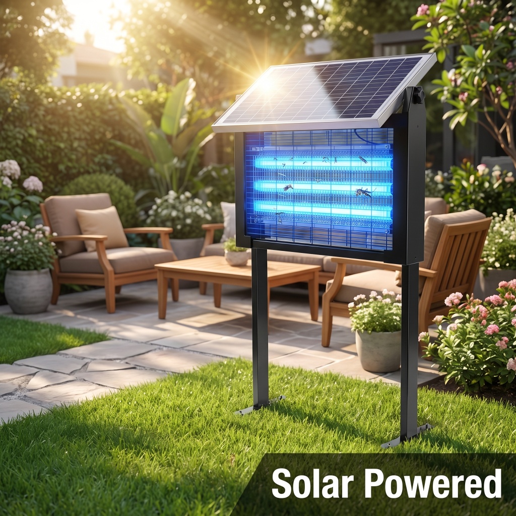 ソーラー式蚊取りランプ Bモデル 10W 回転式 単結晶シリ - Smart Garden Youtube のレビューと価格