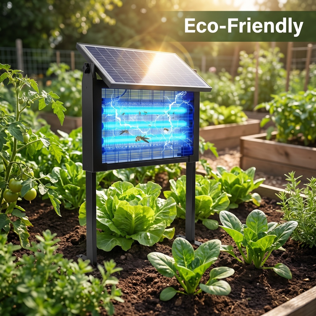 ソーラー式蚊取りランプ Bモデル 10W 回転式 単結晶シリ - Smart Garden Youtube のレビューと価格