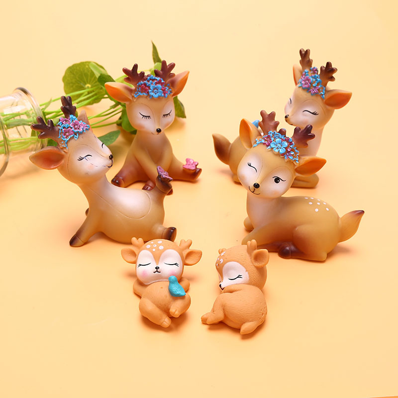 Sika deerベーキングケーキトッパー、装飾ミニチュア、 - Smart Garden Mini のレビューと価格