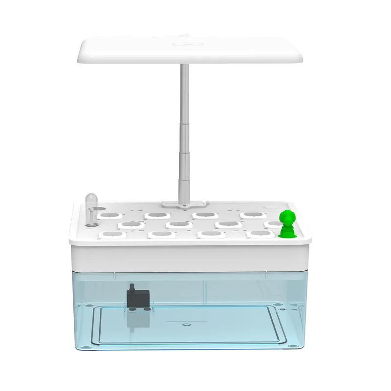 12ポッド水耕栽培システム アクリル製水槽 飛散防止植物共生 - Aquaponics Home Kit のレビューと価格